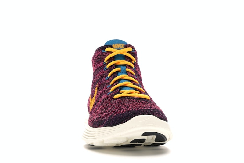 Nike Lunar Flyknit Chukka Grand Purple Laser Orange