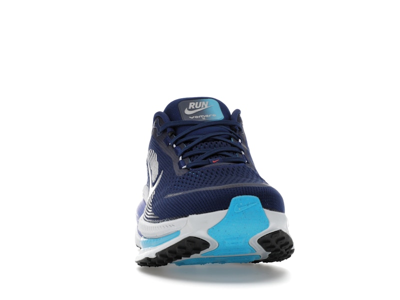 Nike Vomero 18 Blue Void Blue Lightning Bright Crimson Metallic Silver