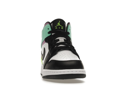 Jordan 1 Mid Pastel Black Toe (GS)