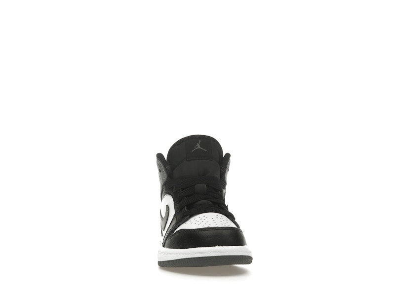 Jordan 1 Mid Black White Iron Grey (PS)