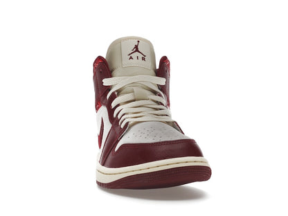 Jordan 1 Mid SE Tiki Leaf Team Red (Women's)