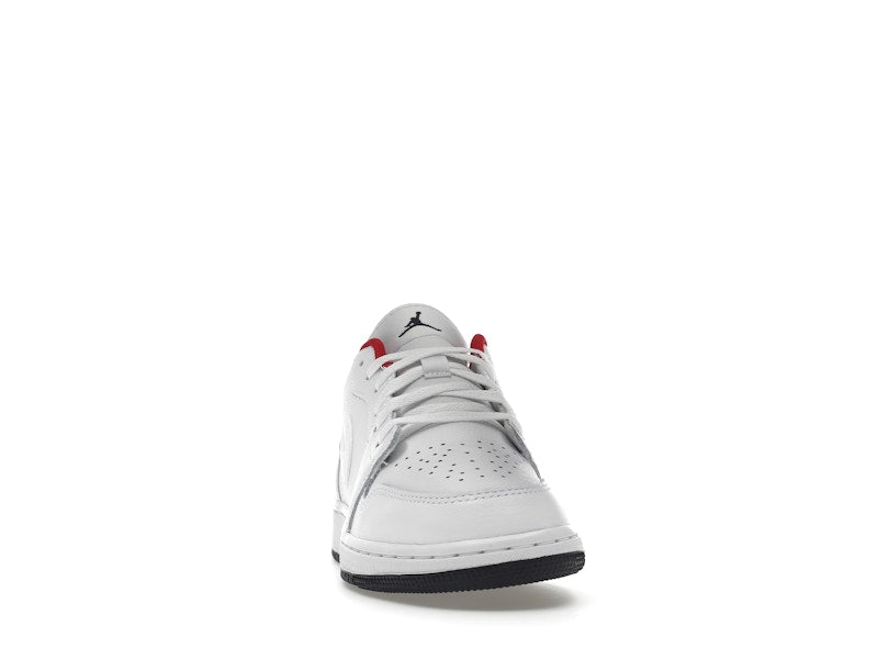 Jordan 1 Low White Gym Red Black (GS)