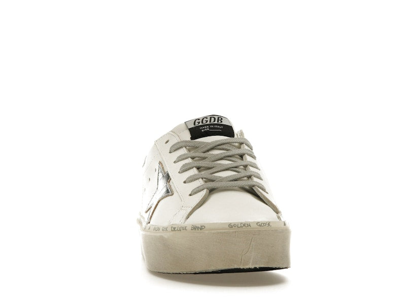 Golden Goose Hi Star White Silver (Women's)