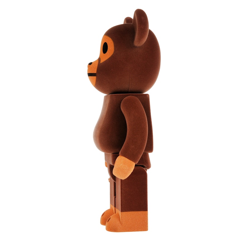 Bearbrick x Bape Baby Milo Flocky Ver. 100% & 400% Set