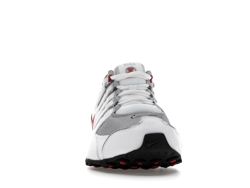Nike Shox NZ White Red Metallic Silver