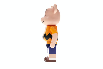 Bearbrick Charlie Brown 400% Yellow