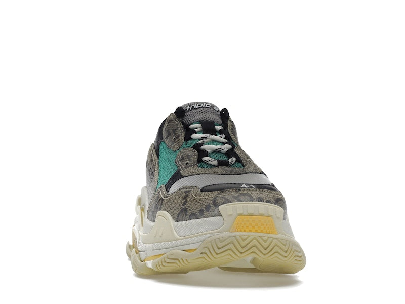 Gucci x Balenciaga The Hacker Project Triple S Beige Green Yellow