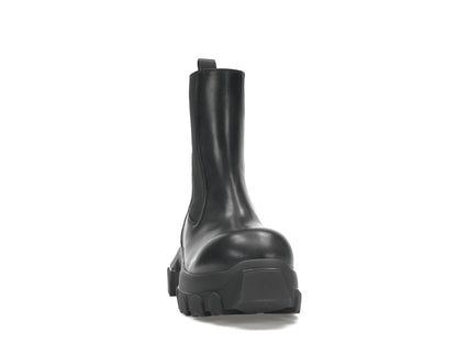 Rick Owens Lido Beatle Bozo Tractor Boots Black