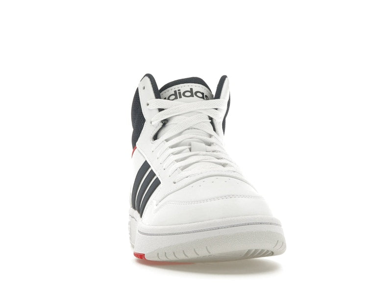 adidas Hoops 3.0 White Navy Red