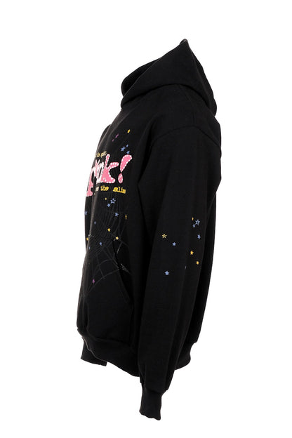 Sp5der P*NK Hoodie Black