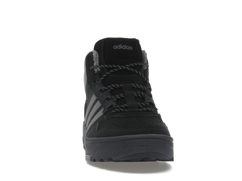 adidas Hoops 4.0 Mid Black Grey Four