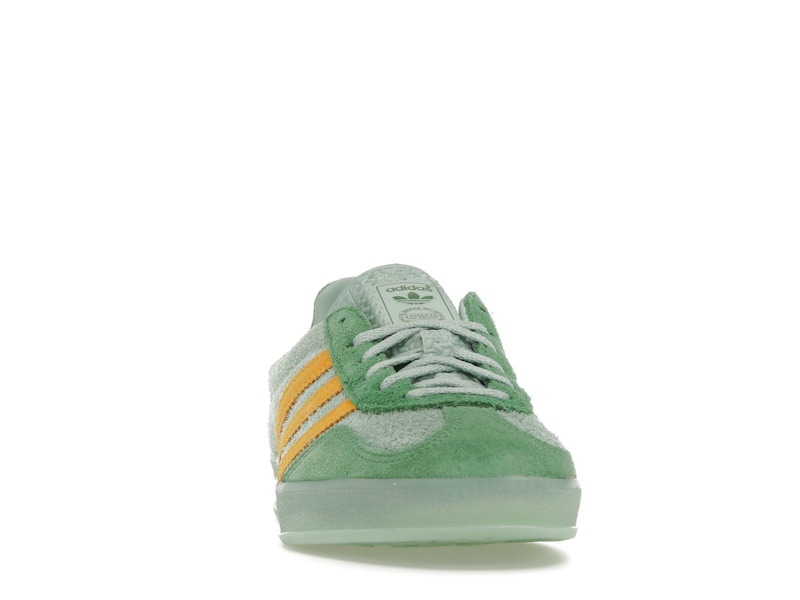adidas Gazelle Indoor Hazy Green Crew Yellow (Women's)