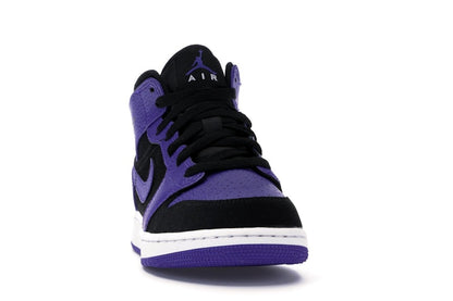 Jordan 1 Mid Black Dark Concord (GS)