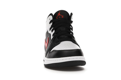 Jordan 1 Mid White Black Chile Red (GS)