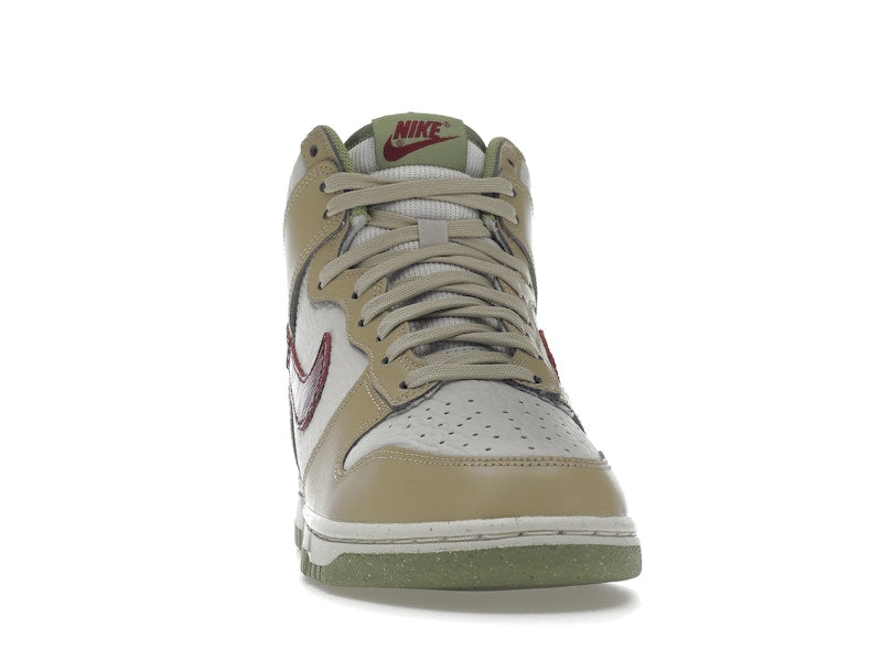 Nike Dunk High Tumbled Tan White Brown (Women's)