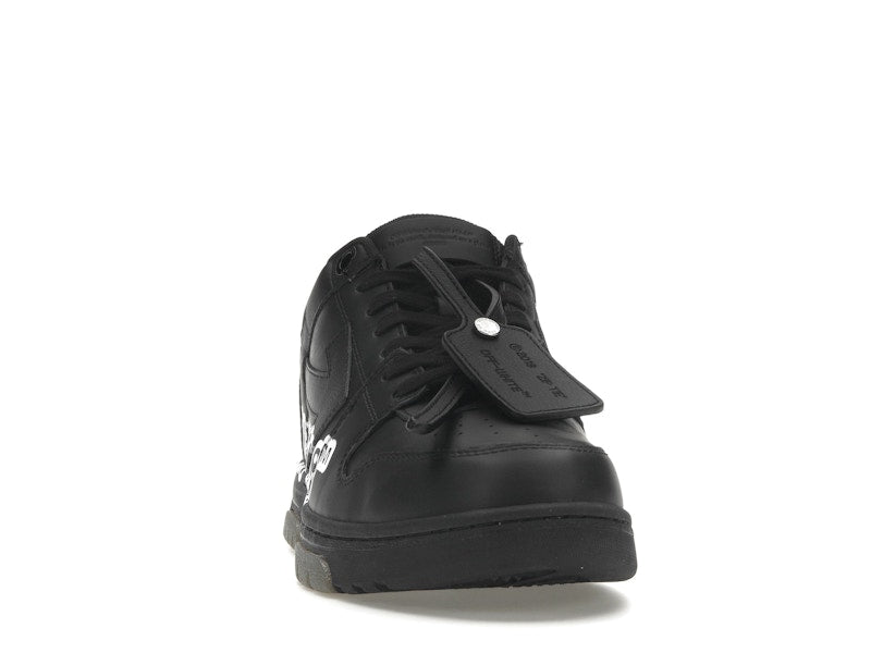 OFF-WHITE Out Of Office OOO Low Tops "Off-White" Black White