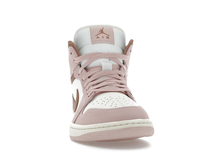 Jordan 1 Mid Pink Oxford Brown (Women's)