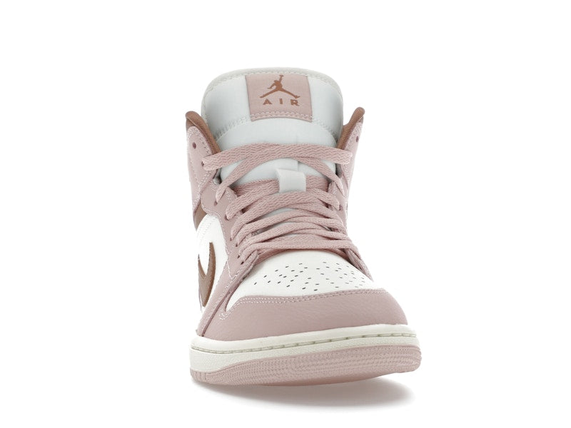 Jordan 1 Mid Pink Oxford Brown (Women's)