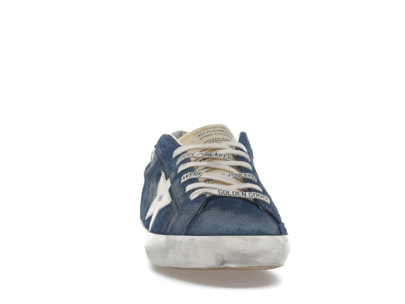 Golden Goose Super-Star Aviator Blue Cream Silver