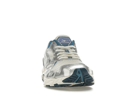 Mizuno Wave Rider 10 White Silver Blue
