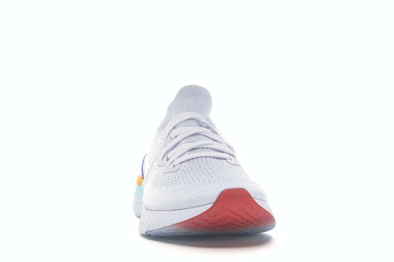 Nike Epic React Flyknit 2 White Hyper Jade Ember Glow (Women's)