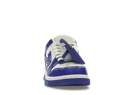 OFF-WHITE Out Of Office Sartorial Stitching White Dark Blue (Women's)