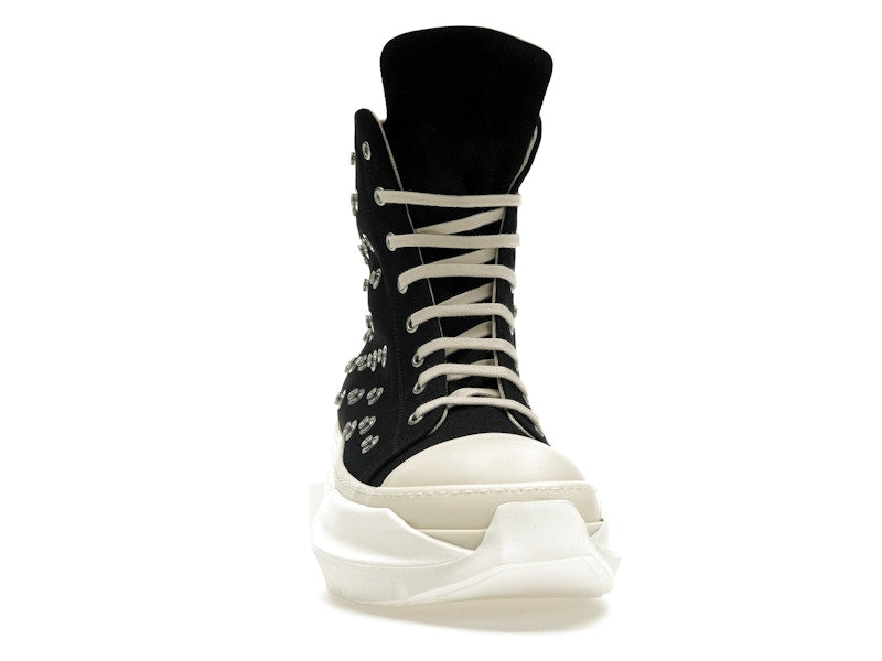 Rick Owens DRKSHDW Abstract Sneaks Studded Eyelets Black Milk