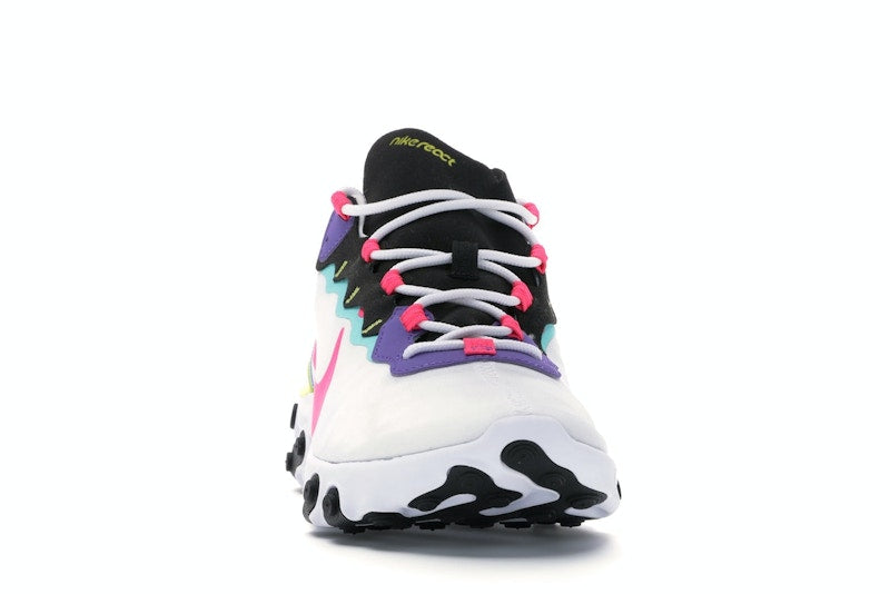 Nike React Element 55 White Psychic Purple Hyper Pink