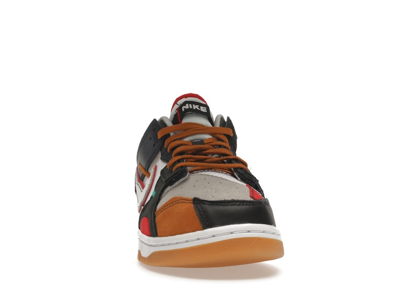 Nike Dunk Low Scrap Black Grey University Red