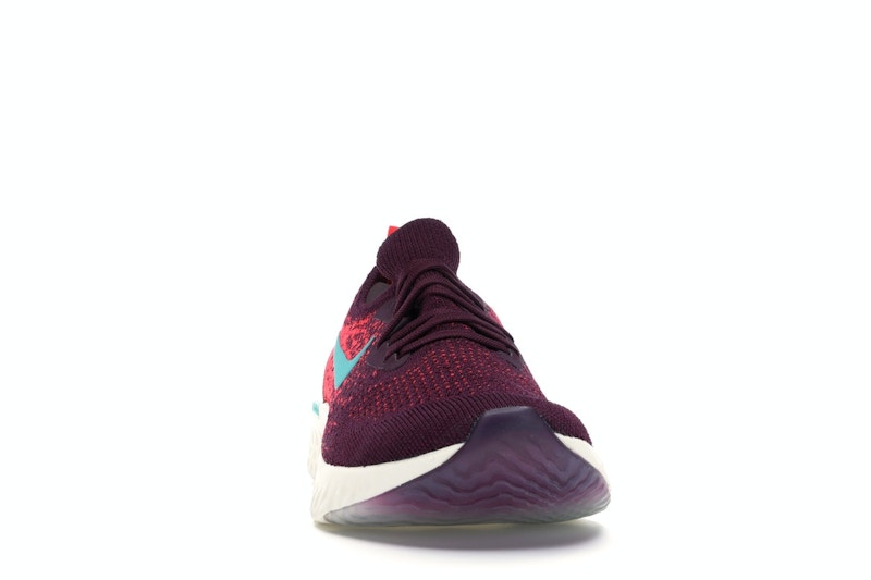 Nike Epic React Flyknit Bordeaux Hyper Jade (Women's)