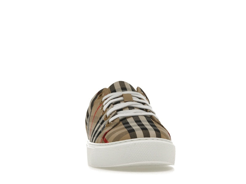 Burberry Vintage Check and Leather Sneakers Archive Beige Check Toe (Women's)