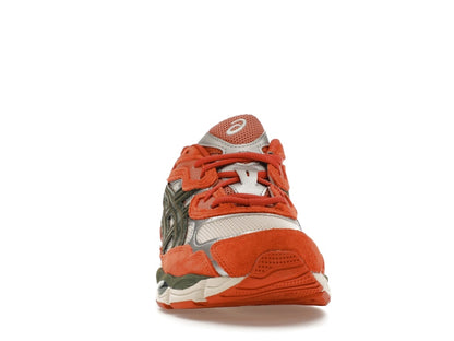 ASICS Gel-NYC Oatmeal Forest Green Orange