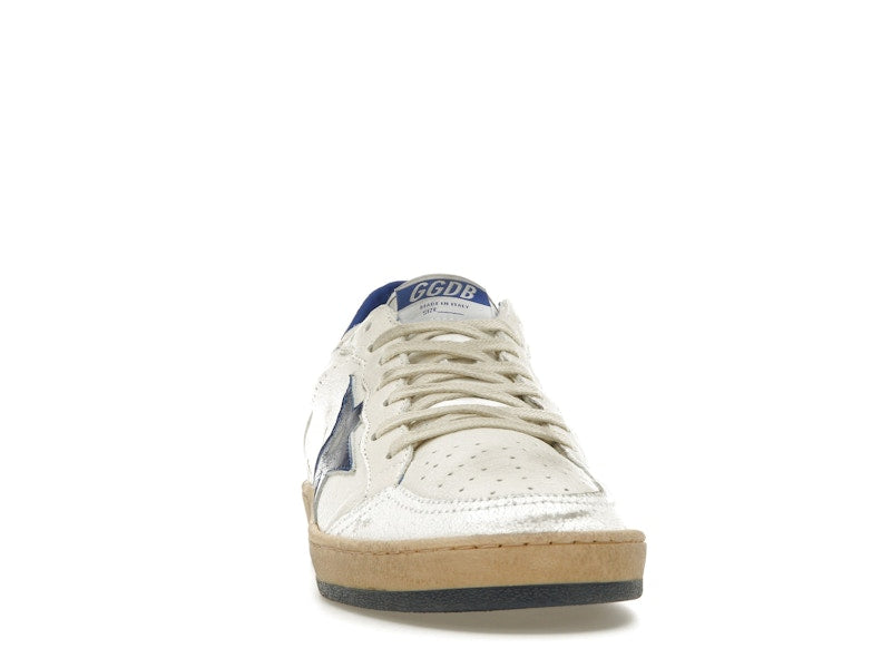 Golden Goose Ball-Star Low White Bluette