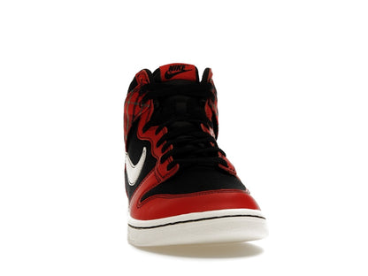 Nike Dunk High SE Tartan Plaid Black University Red