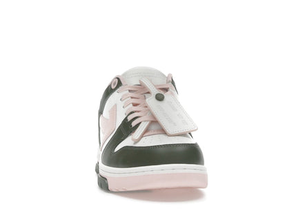 OFF-WHITE Out Of Office OOO Low Tops White Green Pink (Women's)