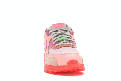 Nike Air Max 90 PRM Platinum Crimson/Bright Purple (Women's)