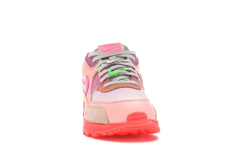 Nike Air Max 90 PRM Platinum Crimson/Bright Purple (Women's)