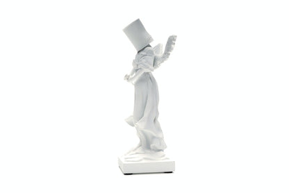 Banksy Bucket On Head Figure White