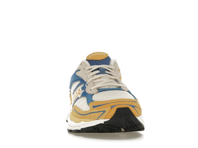 Saucony ProGrid Omni 9 Premium Cream Yellow Royal Blue