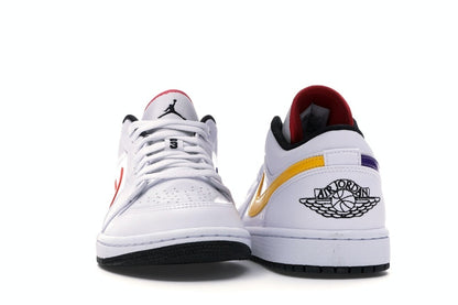 Jordan 1 Low White Multi-Color