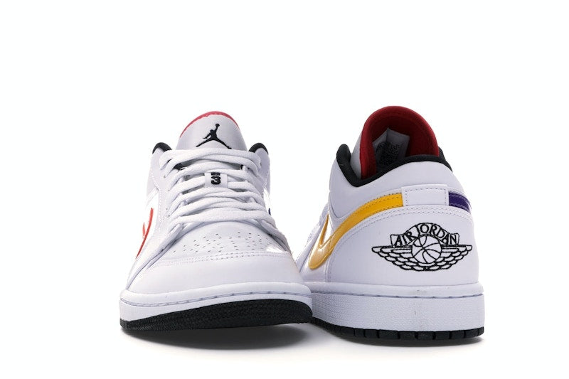 Jordan 1 Low White Multi-Color