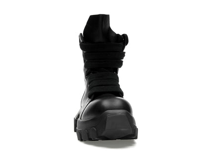 Rick Owens Lido Jumbo Laced Bozo Tractor Black