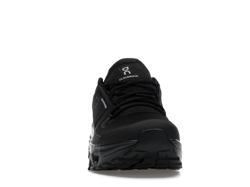 On Running Cloudrock Low Waterproof All Black