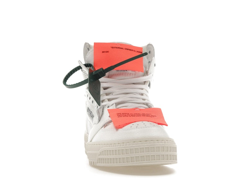 OFF-WHITE Off Court 3.0 Leather White White Orange (Bold Medial Logo)