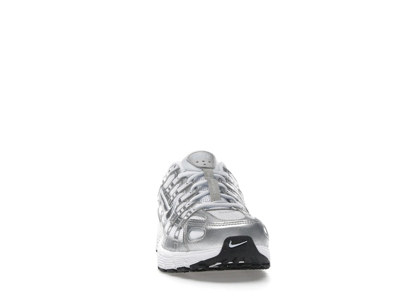 Nike P-6000 White Metallic Silver (GS)