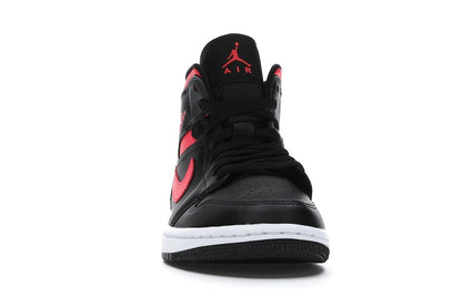Jordan 1 Mid Black Siren Red (Women's)