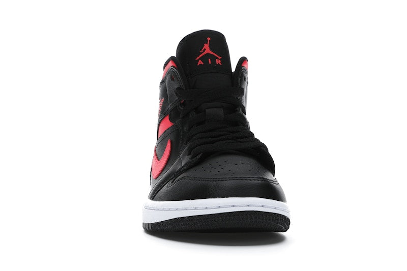 Jordan 1 Mid Black Siren Red (Women's)