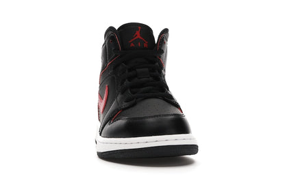 Jordan 1 Retro Mid Black Gym Red (GS)