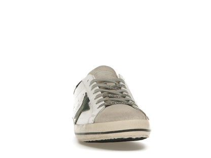 Golden Goose Super-Star White Seedpearl Green