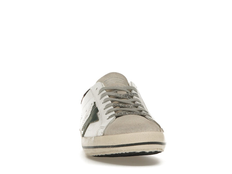 Golden Goose Super-Star White Seedpearl Green